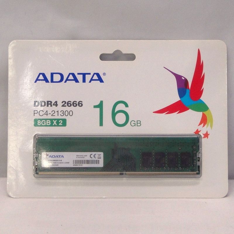 【未使用品】ADATA DDR4 2666 PC4-21300 8GB メモリ 2枚組 16GB