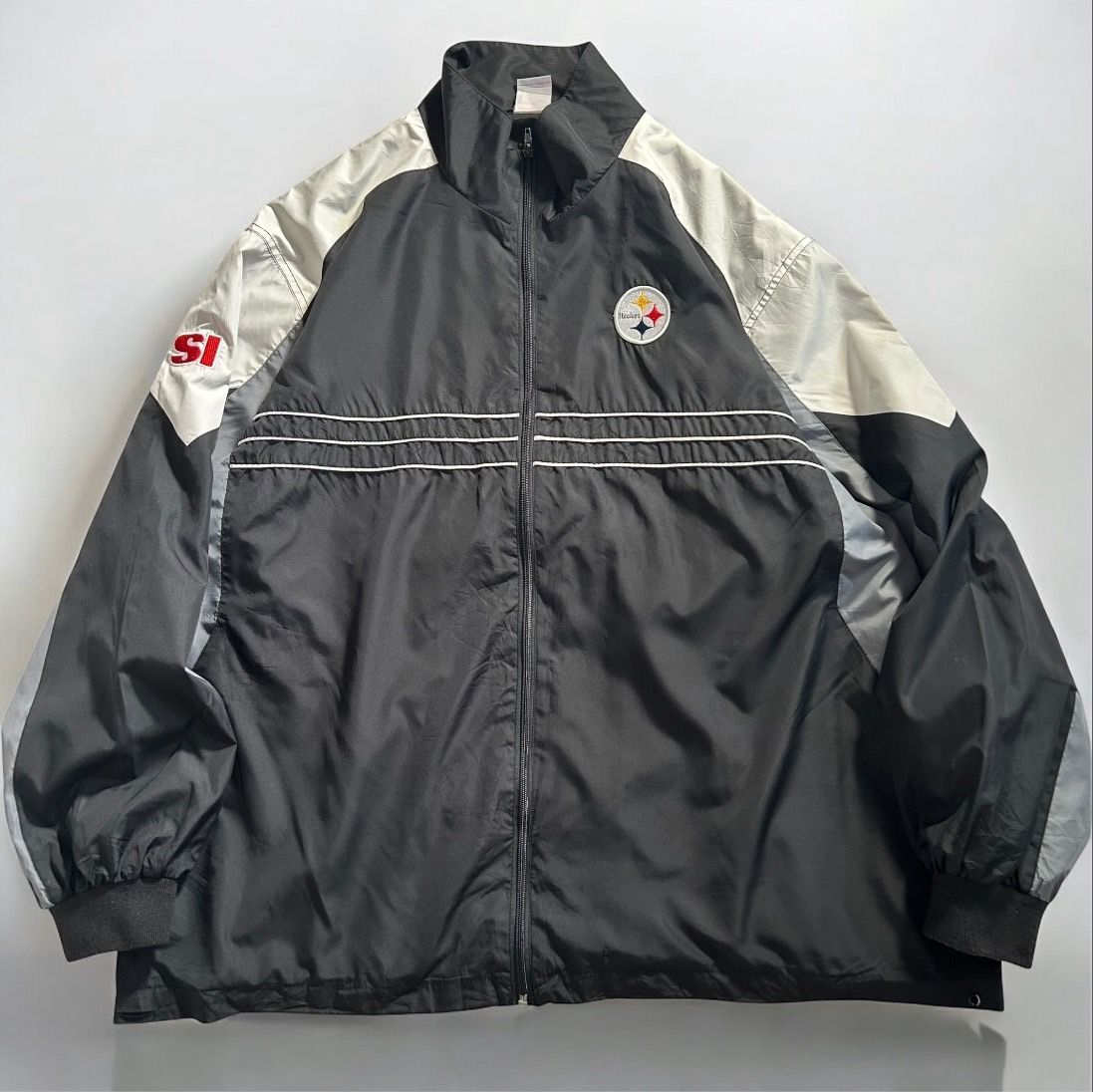 PittsburghSteelersウインドブレーカーNFL Authentic NFL ピッツバーグ・スティーラーズ 刺繍 ウィンドブレーカー