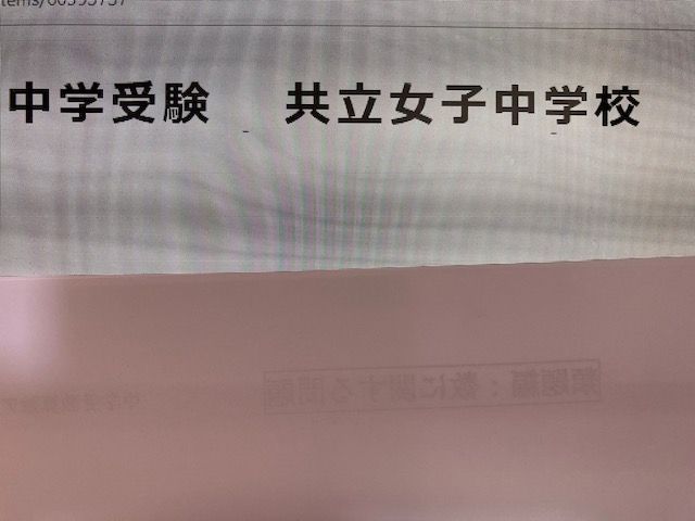 中学受験 共立女子中学校 2024年新攻略プリント 算数と分析理科