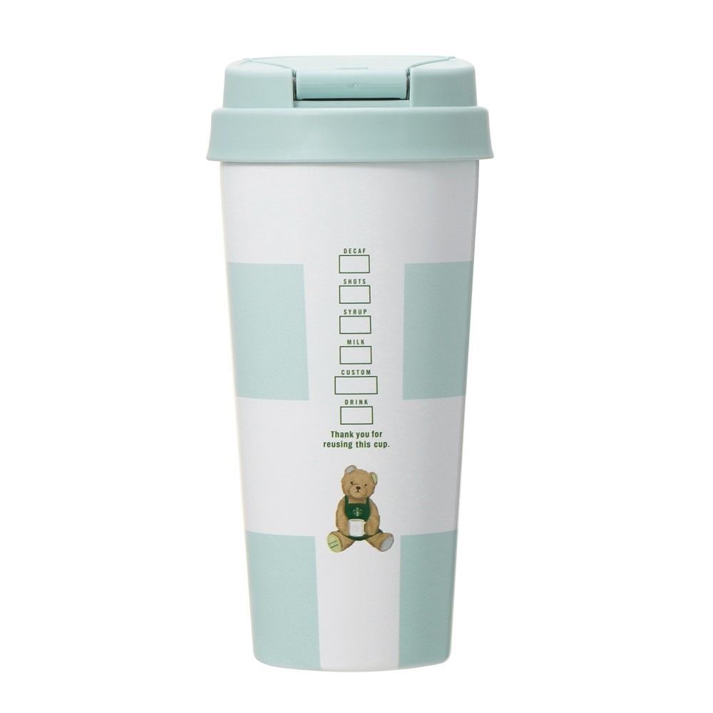 ミントグリーン gelato pique STARBUCKS ボーダーステンレスTOGOボトル ミントグリーン 473ml ジェラートピケ スターバックス