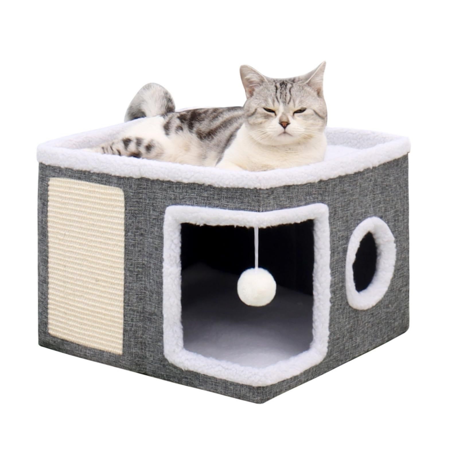 Jiaureshiby 猫 ハウス ペット ベッド キャットハウス 猫ベッド 猫