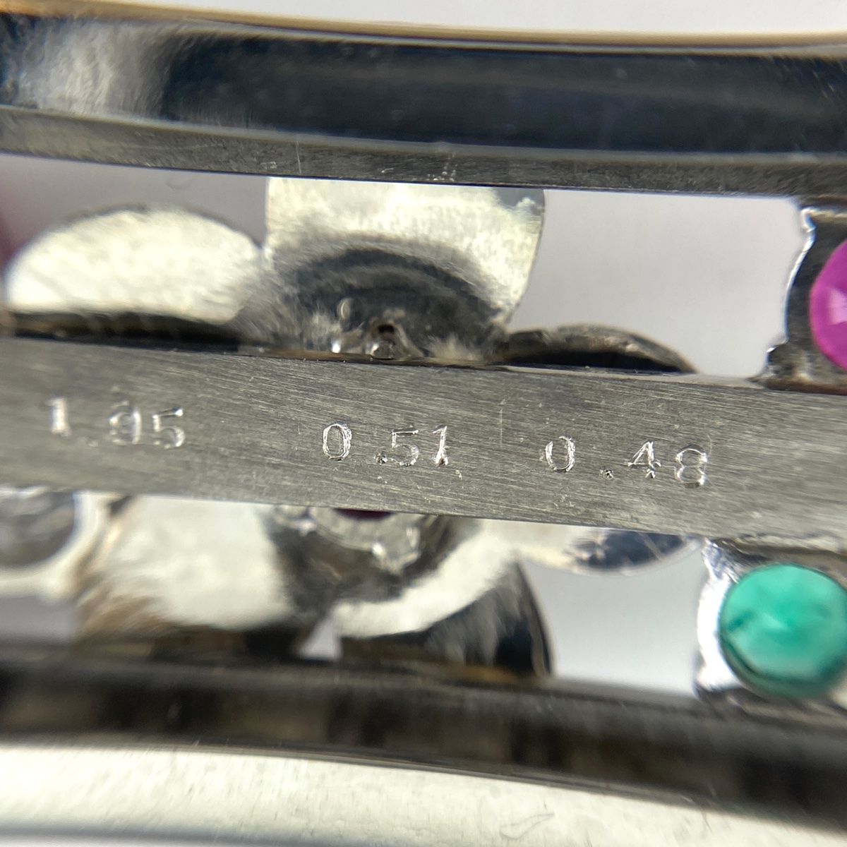 Pt900 ルビー
