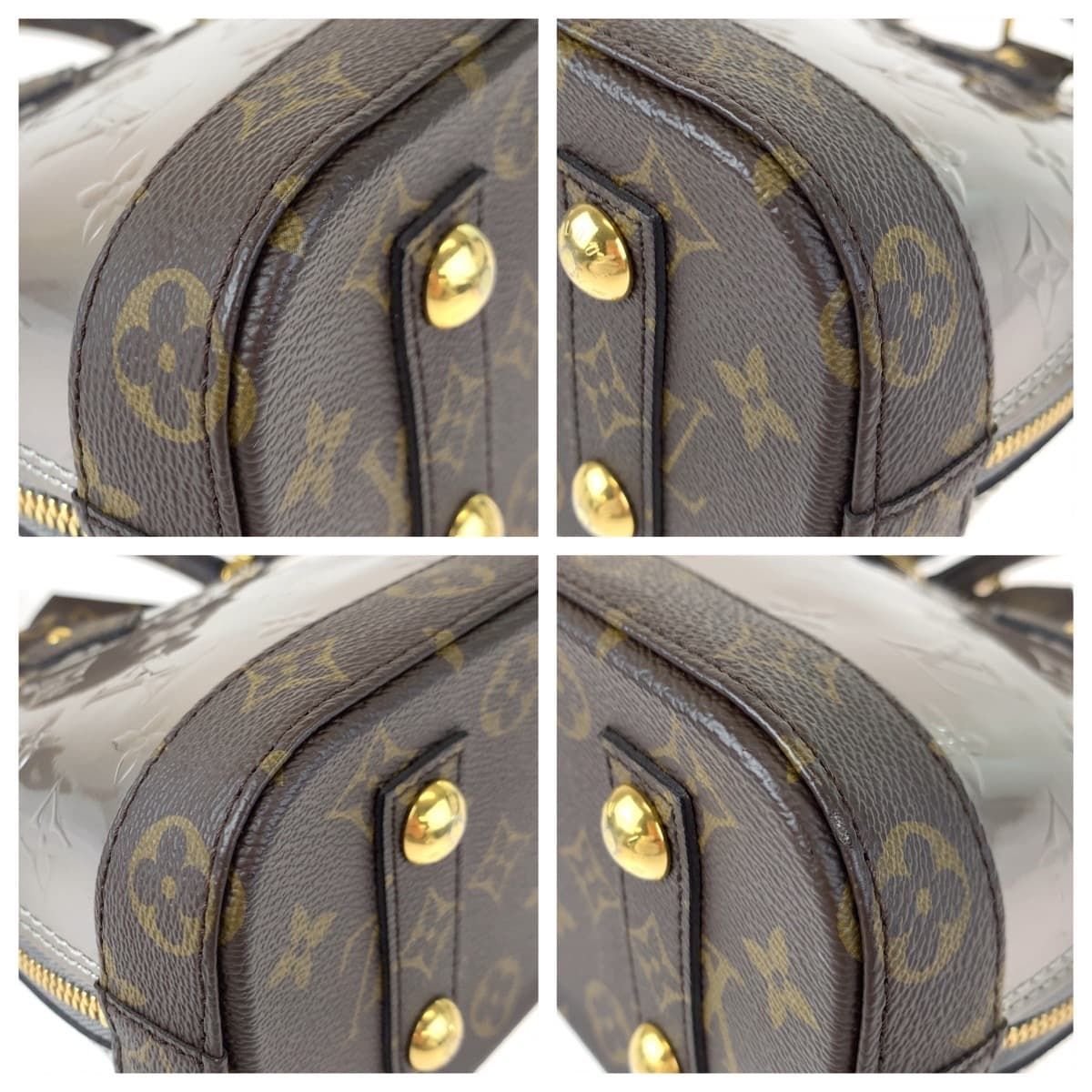 美品 LOUIS VUITTON ルイヴィトン モノグラム ヴェルニ アルマBB