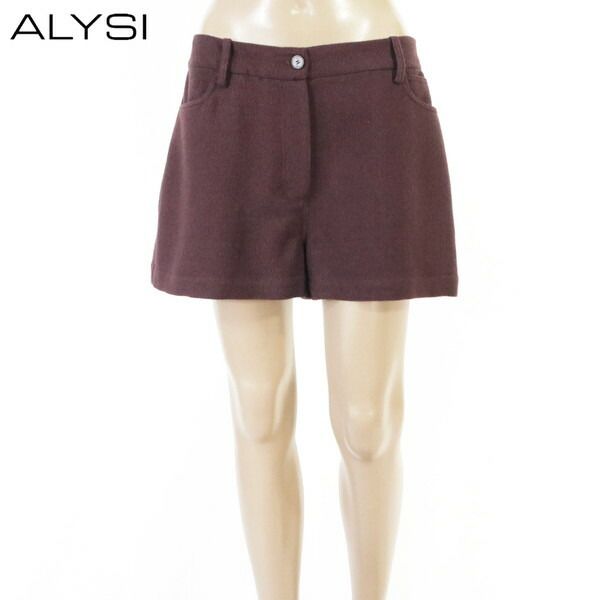 85%OFF 新品 アリジ ALYSI パンツ 42 EPT1001 Lサイズ ボルドー