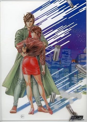 シティーハンター大原画展 アクリルパネル 冴羽獠 槇村香 北条司 A4