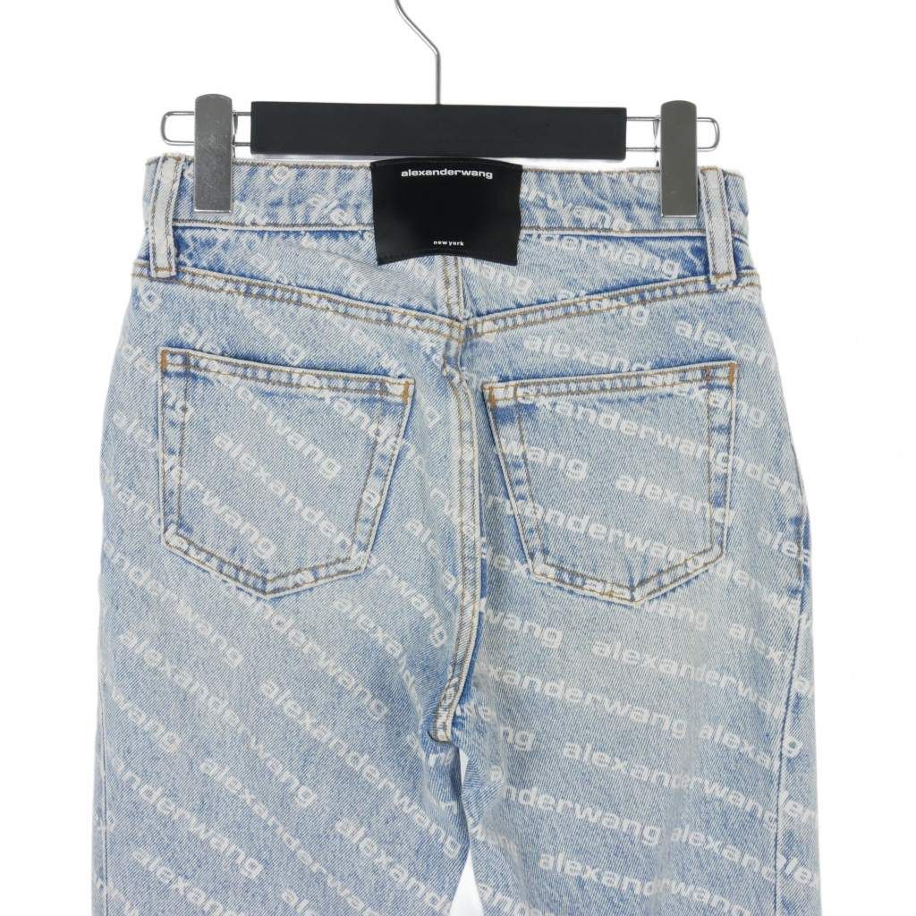 アレキサンダーワン ALEXANDER WANG グラデーション ロゴ スキニー 