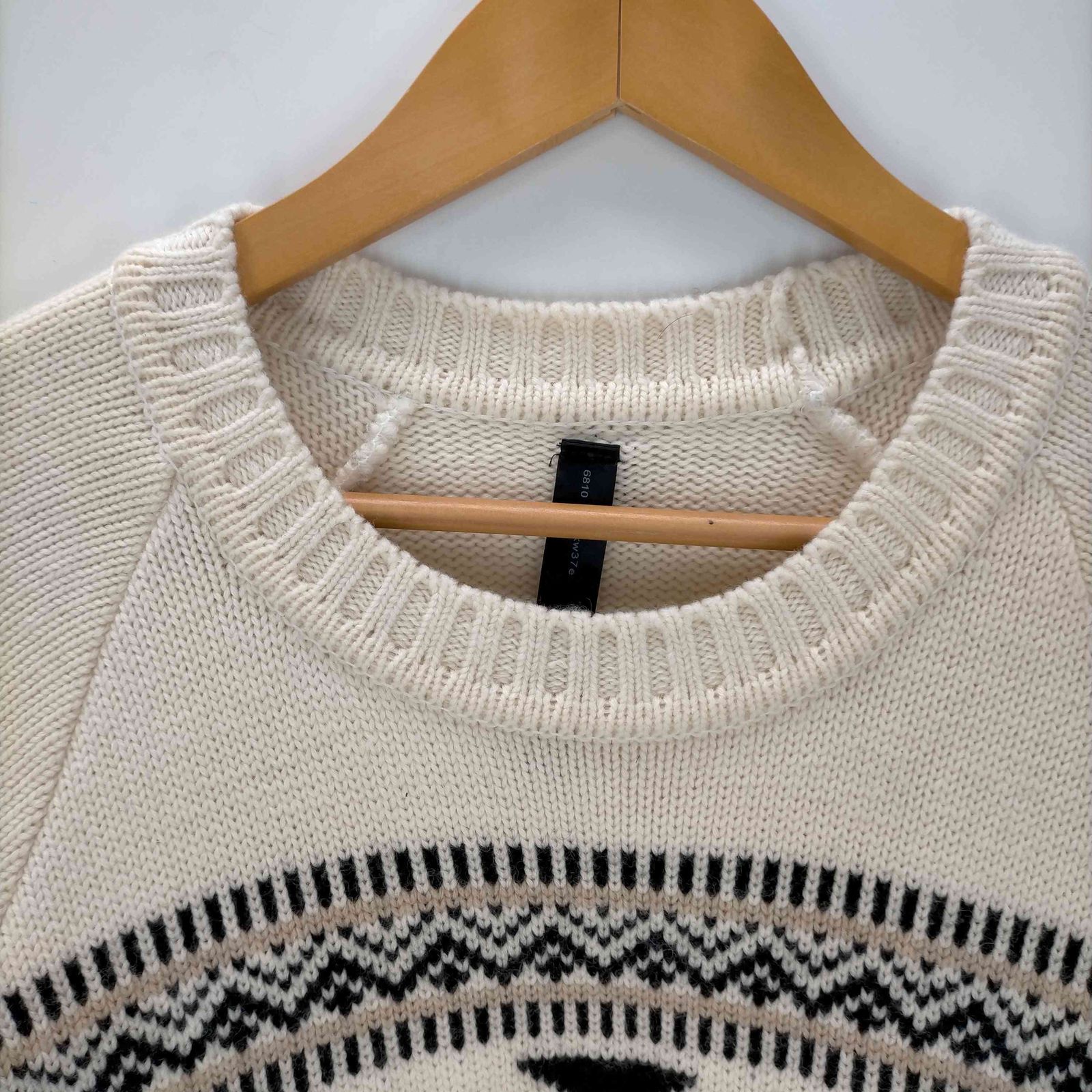 ダブルジェイケイ wjk NATIVE PATTERN JACQUARD ニットセーター ダブルジェイケイ wjk NATIVE PATTERN JACQUARD ニットセーター
