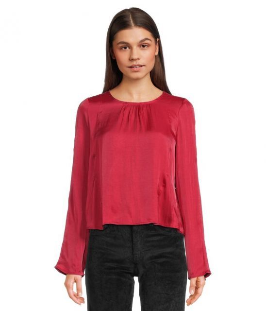 フリーピープル Free People Arabella Blouse レディース シャツ トップス Rubies Free People - Arabella Blouse in Rubies – Blue Ox Boutique