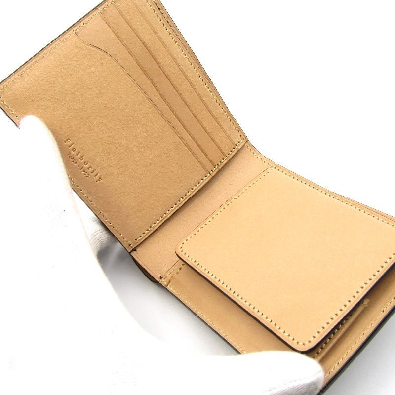 未使用 Flathority フラソリティ 二つ折り財布 FM702 水染 オイル  