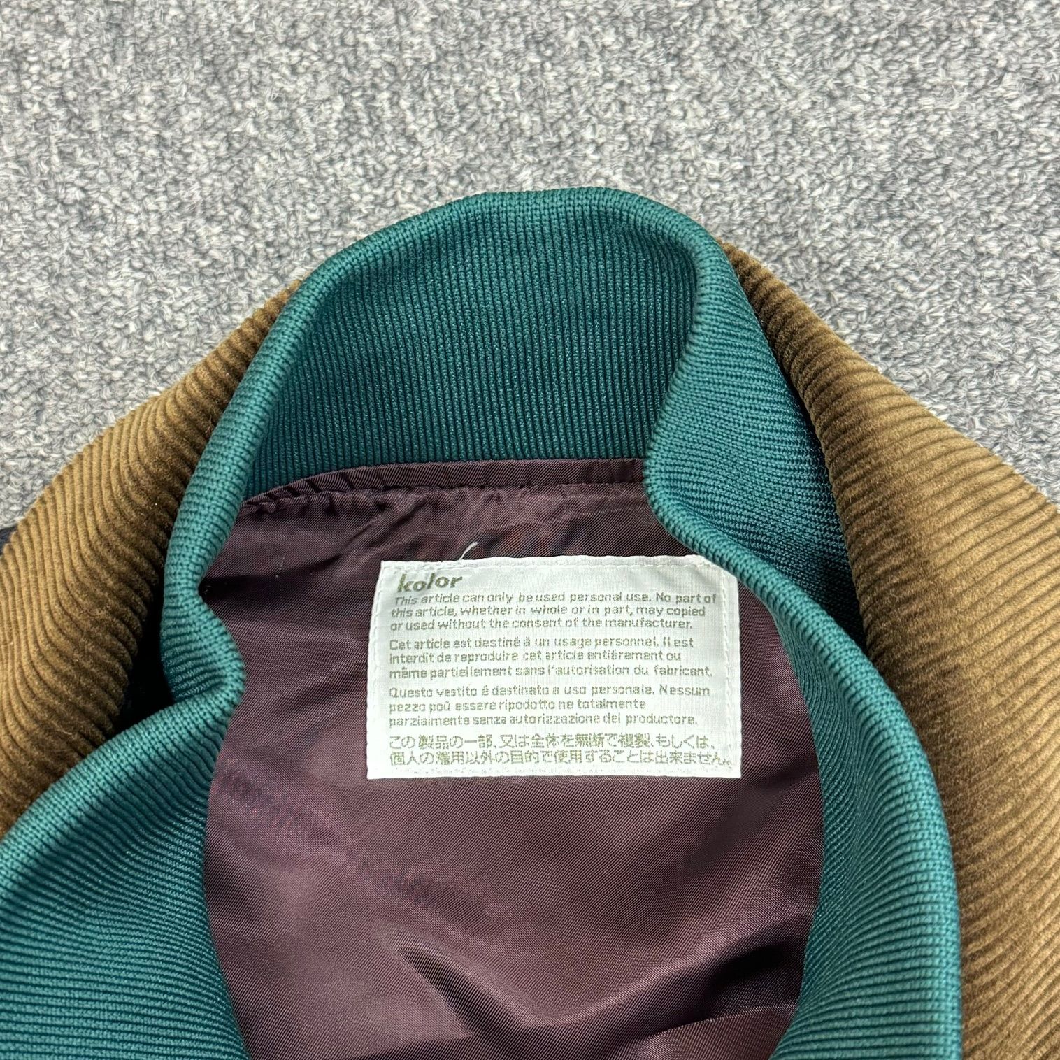 kolor 22AW コーティングフランネルコート KOLOR 22AW コーティングフランネルコート - メルカリ