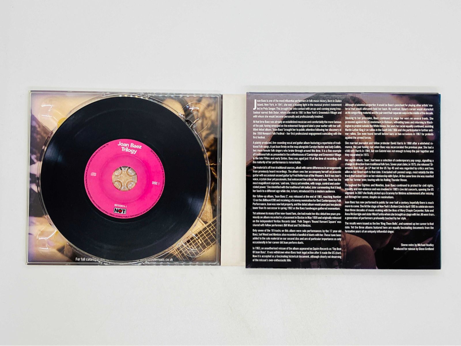 3CD ジョーン・バエズ / フォークソング・クィーン ベスト・アルバム Joan Baez / Trilogy 帯付き Y12