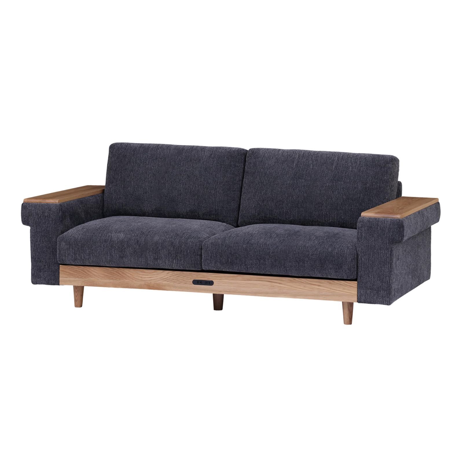 天然木 3人掛ソファ