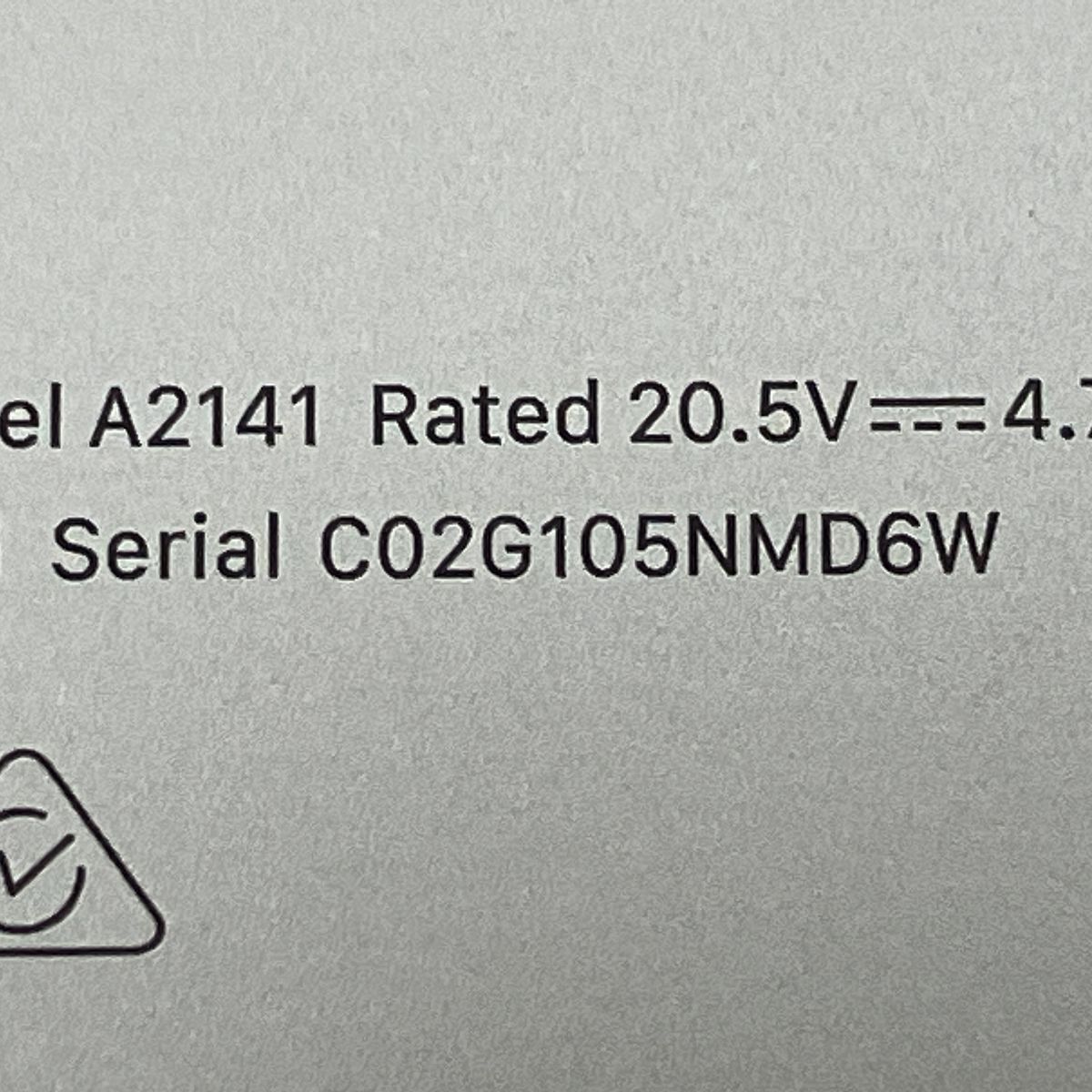 Apple MacBook Pro 16-inch 2019 ノート パソコン i9 9880H 32GB SSD 1TB Sonoma M9931922