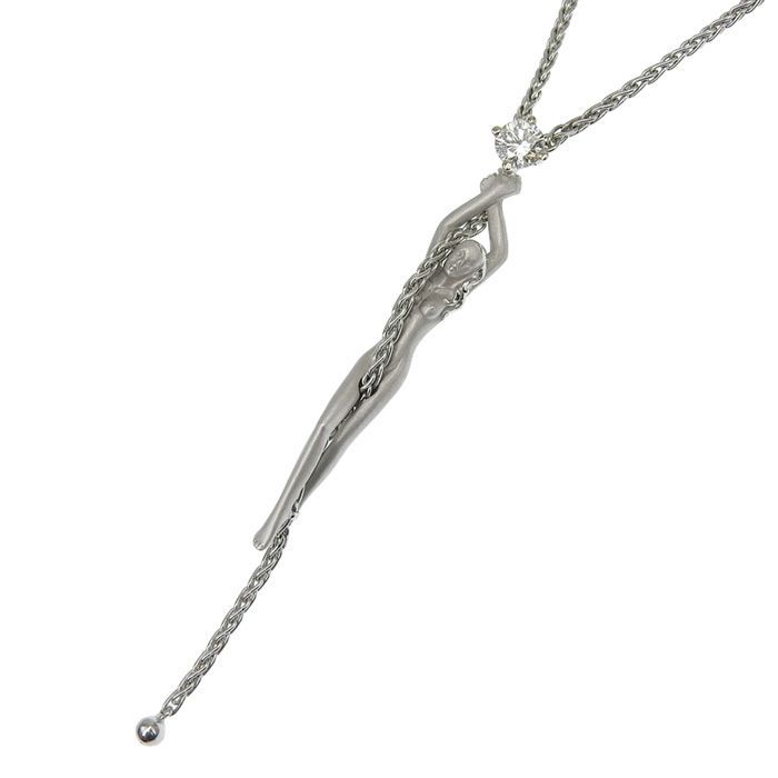 CARRERA Y CARRERA カレライカレラ　K18 WG女神ネックレス CARRERA Y CARRERA カレライカレラ K18 WG女神ネックレス