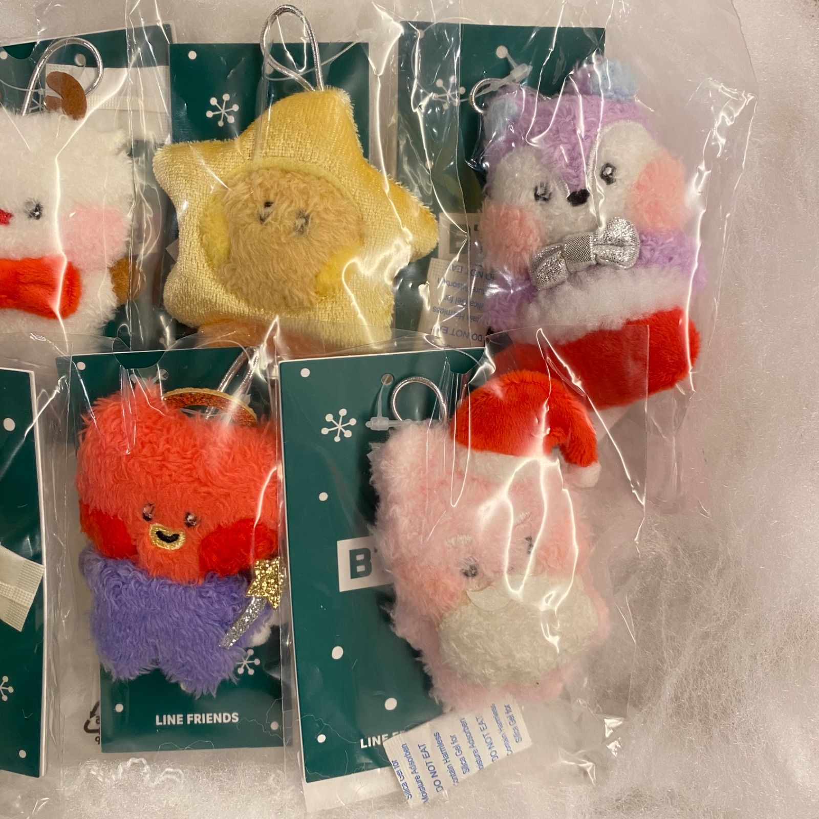 BTS bt21 Baby minini mini ホリデー オーナメント マスコット クリスマス コンプリートセット - メルカリ