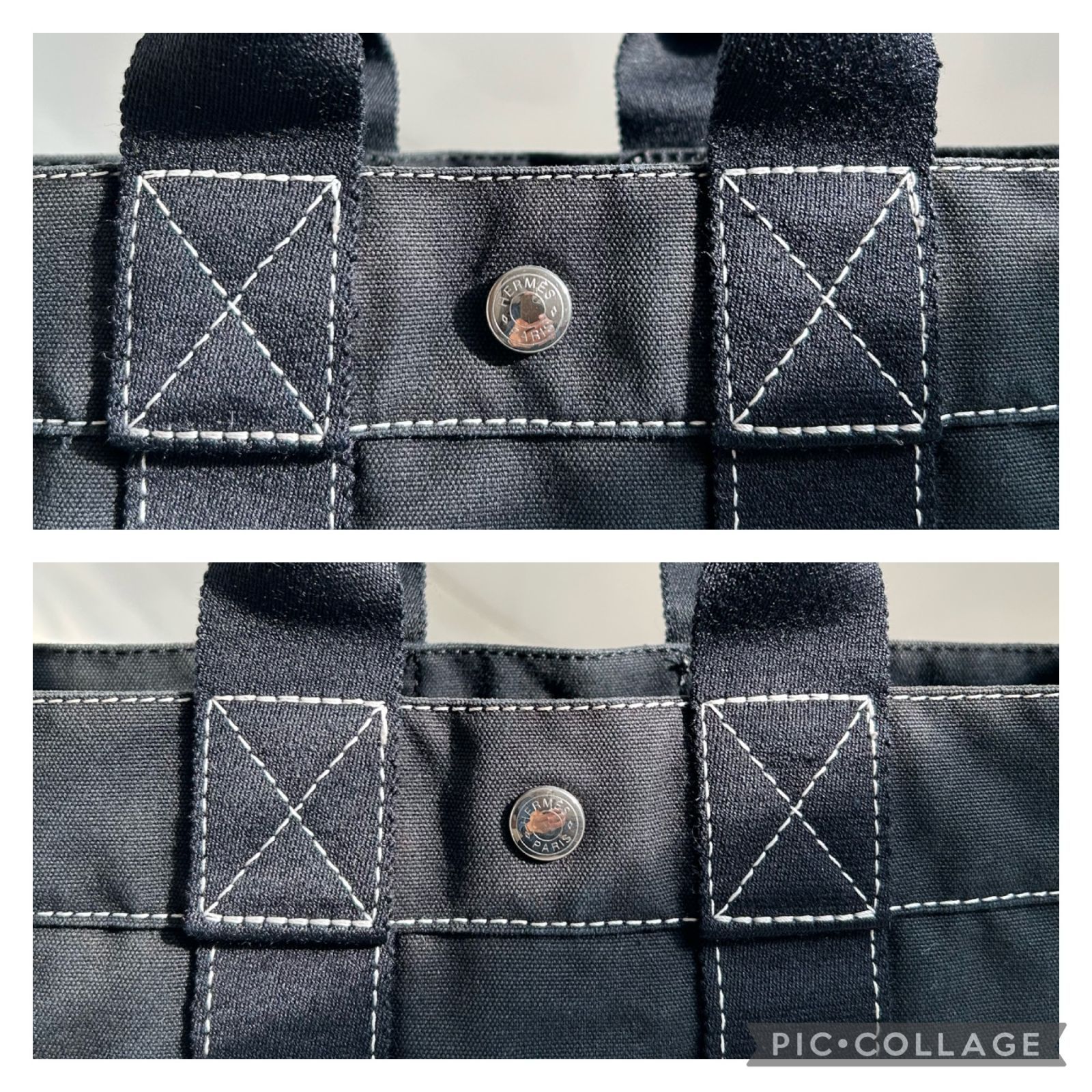 美品✦定番人気色✦HERMES エルメス フールトゥ PM BLACK 黒 トートバッグ - メルカリ