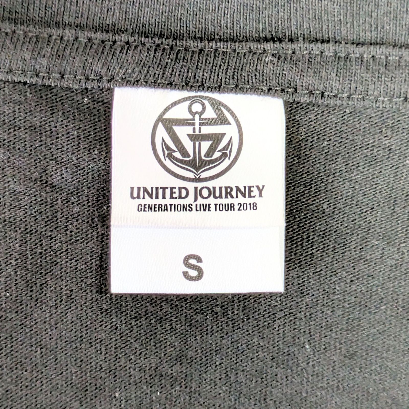 USED GENERATIONS Tシャツ ブラック Sサイズ 半袖 古着 UNITED