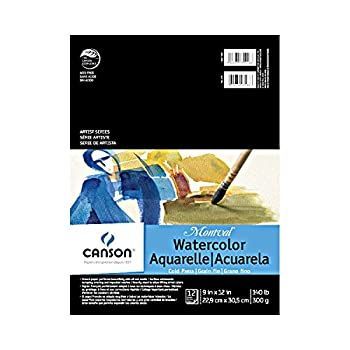 Canson Montval Watercolor Pad 9X12 F Over by Canson