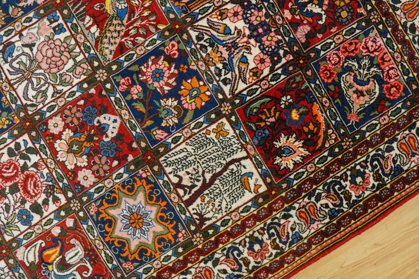 200×130 手織り ペルシャ 絨毯 バクティアリ fine quality 200×130cm