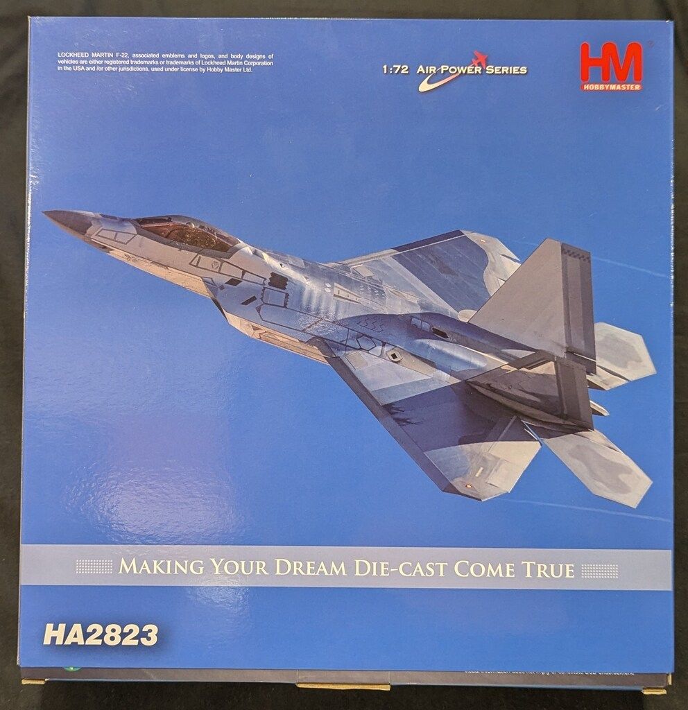 未開封新品同様 1/72 F-22 ラプター 422試験評価飛行隊 クローム塗装 Amazon.co.jp: HOBBY MASTER ホビーマスター 1/72 F-22 ラプター