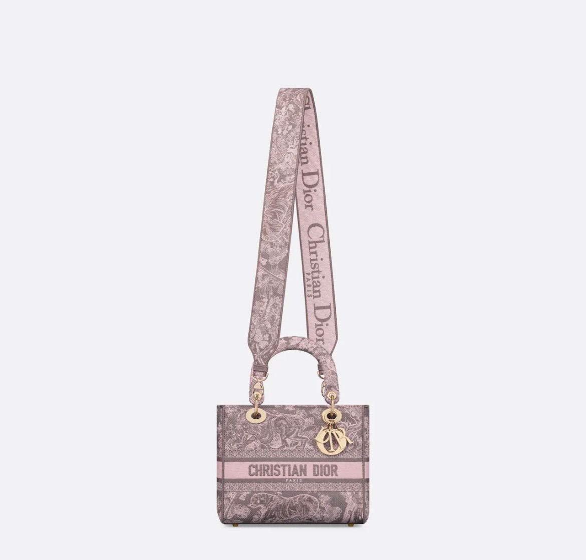 DIOR LADY D-LITE バッグ ミディアム ピンク Lady D-Lite - Bags | DIOR