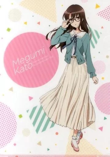 中古】クリアファイル 加藤恵 A4クリアファイル 「冴えない彼女の育て