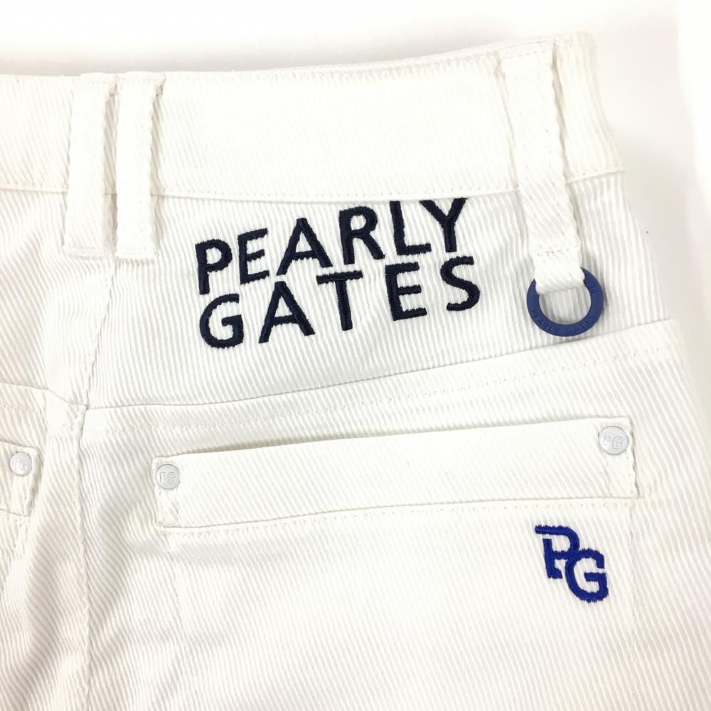 パーリーゲイツ　スカート　00 白 Peストレッチサッカーギンガム ラップスカート | PEARLY GATES