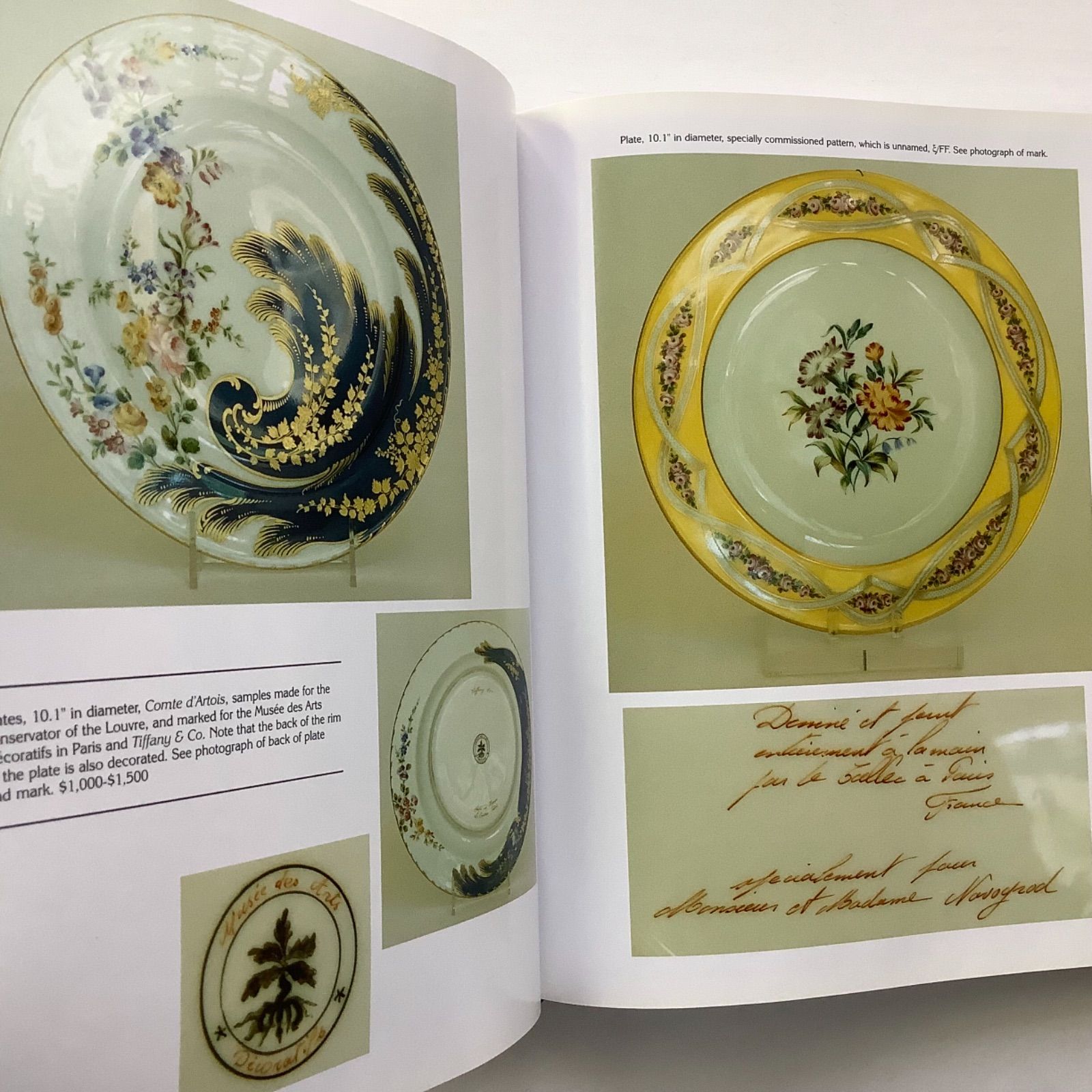 洋書 陶磁器 手描きのリモージュ ポーセレン Limoges Porcelain メルカリShops