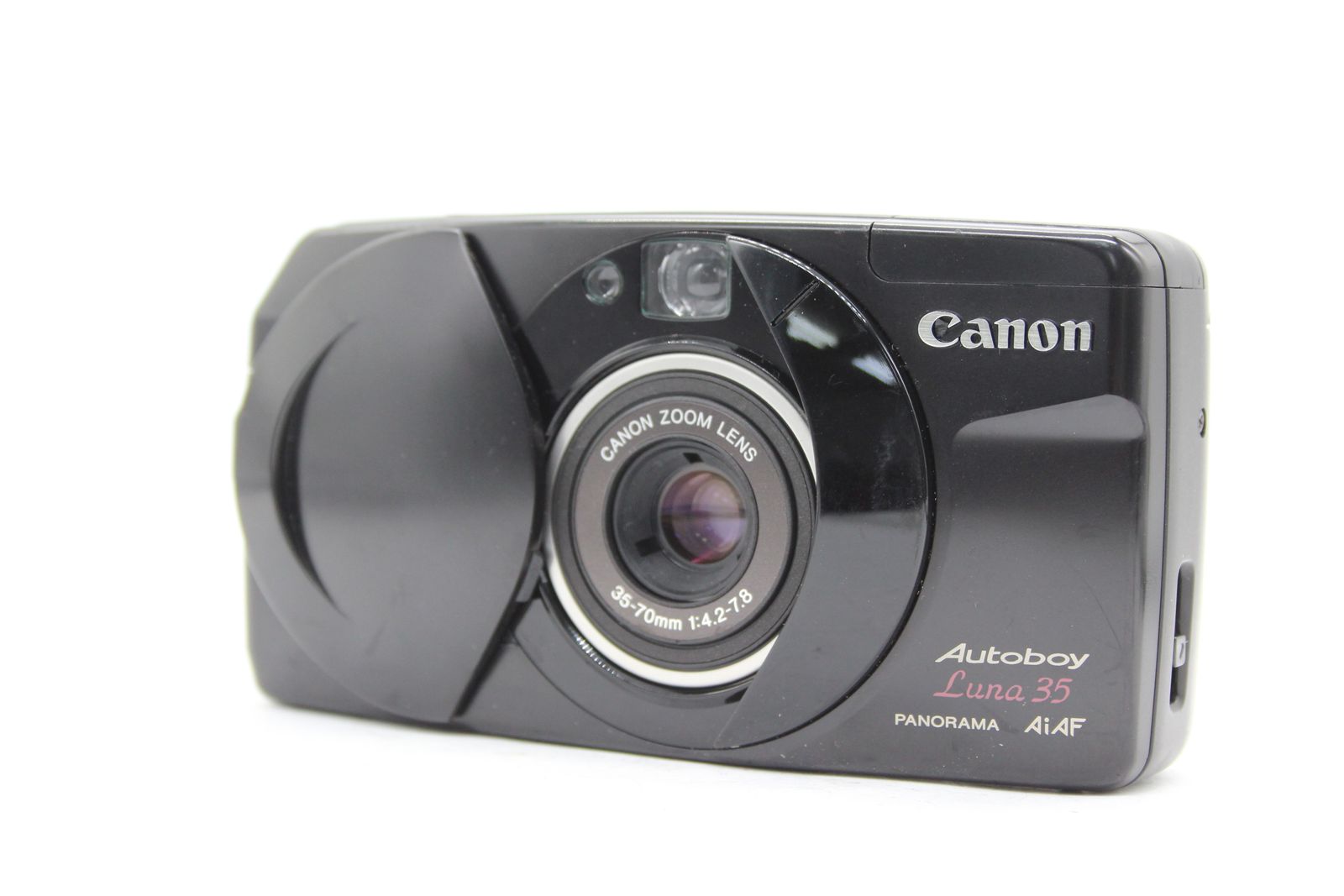 返品保証】 キャノン Canon Autoboy Luna 35 Panorama AiAF ブラック