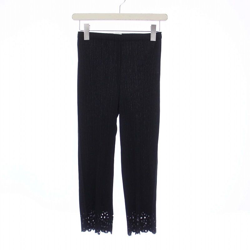 PLEATS PLEASE ISSEY MIYAKE☆フリンジ クロップドパンツ
