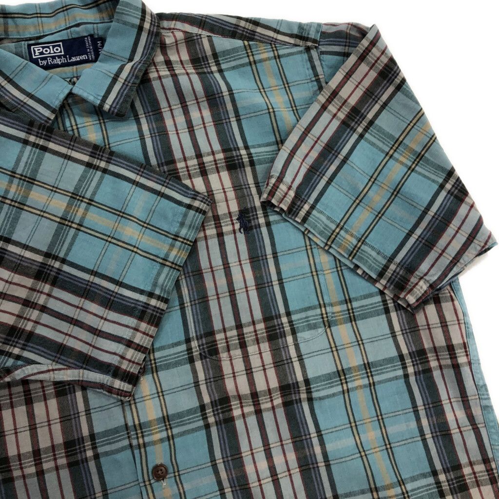 90s カナダ製 Polo by Ralph Lauren 半袖シャツ 古着 90s Polo Ralph Lauren CLAYTON S/S Shirt 90年代 ラルフ