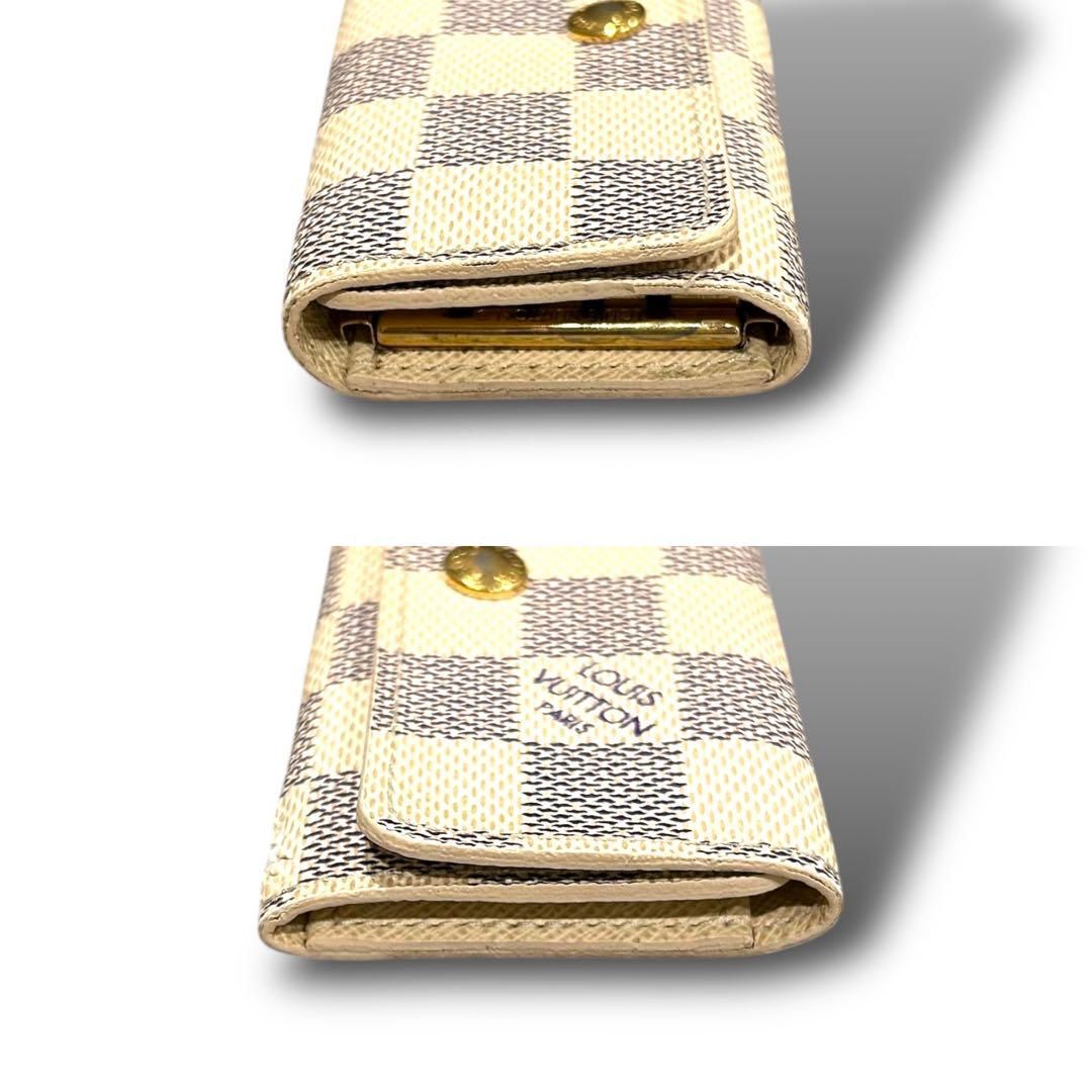 翌日発送。 LOUIS VUITTON ヴィトン ダミエ アズール ミュルティクレ4 キーケース 【数量限定超特価!!】