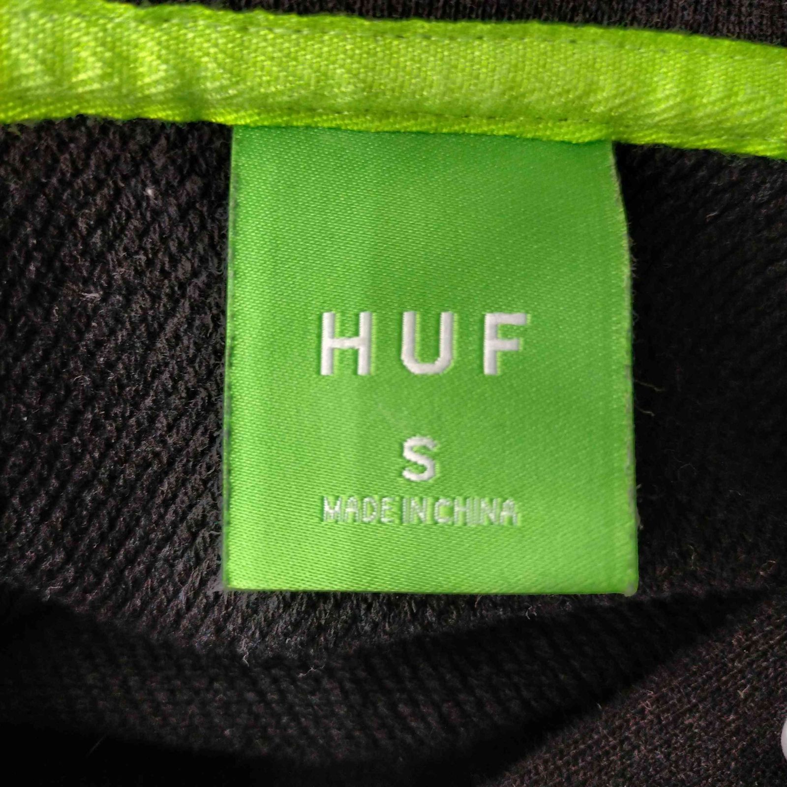 ハフ HUF OS FULL ZIP HOODIE worldwide ジップアップパーカー メンズ