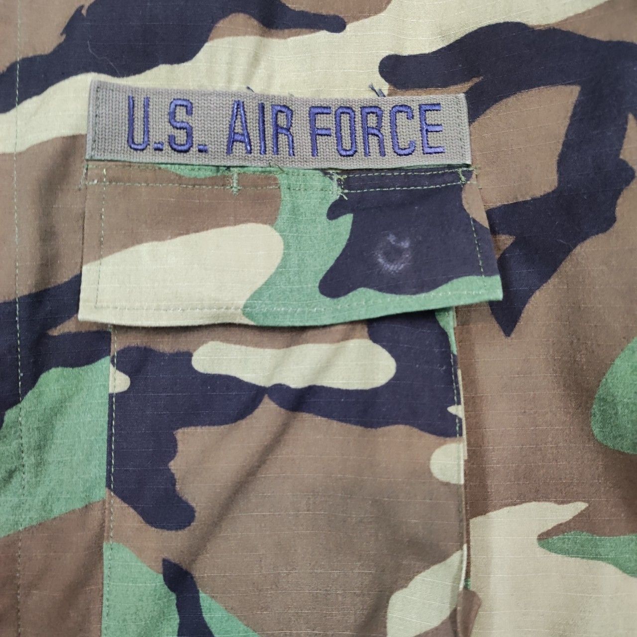 アメリカミリタリー ウッドランドカモ コンバットジャケット 空軍 部隊 