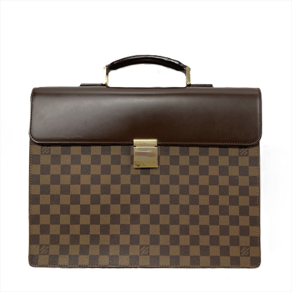 ルイヴィトン LOUIS VUITTON アルトナPM ビジネスバッグ ダミエ エベヌ レザー N53315 ブラウン RI0065 書類鞄 レディース