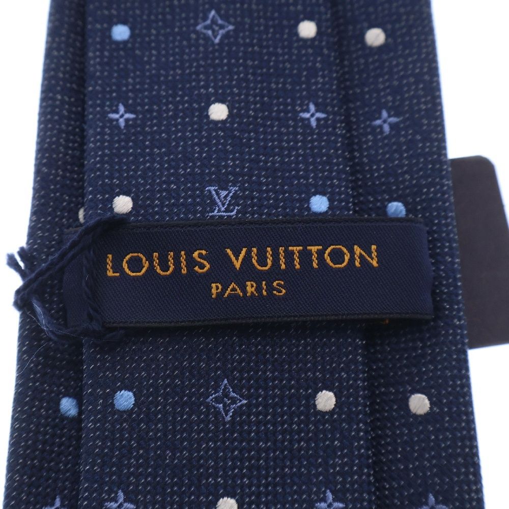 LOUIS VUITTON (ルイヴィトン) ドット モノグラム シルクネクタイ