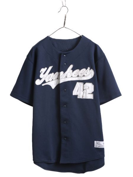 なクーポン配布中! MLB オフィシャル TRUE FAN ヤンキース 半袖 ベースボール シャツ メンズ XL 程| ゲームシャツ ユニフォーム 半袖シャツ 野球 大きいサイズ