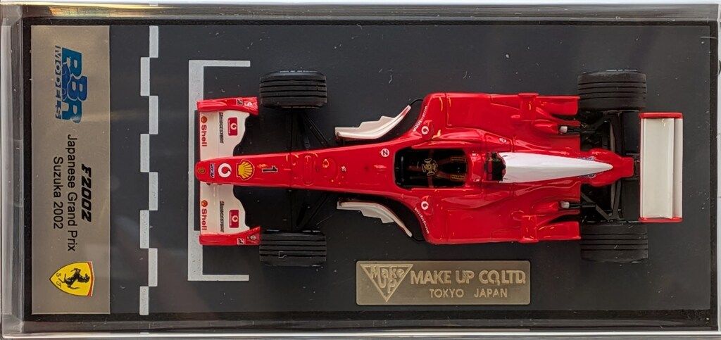 BBR MODELS 1/43 FERRARI F2002 JAPAN GP SUZUKA 2002 M.SCHUMACHER #1