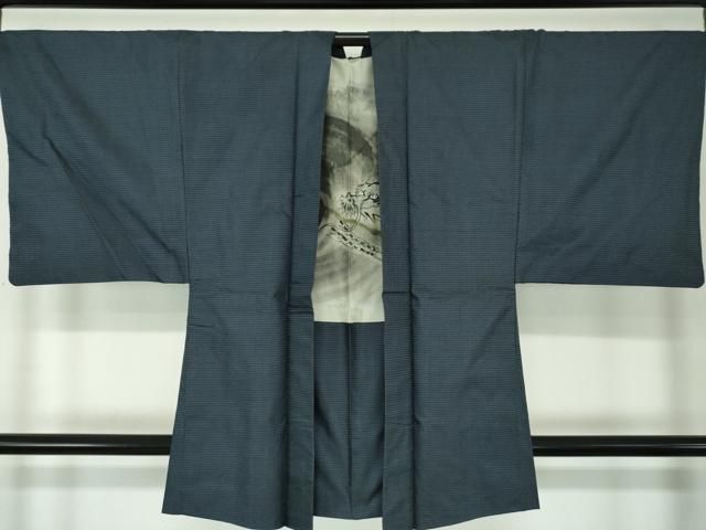 平和屋着物○男性 本場大島紬 アンサンブル 100亀甲 総詰め 正絹 逸品