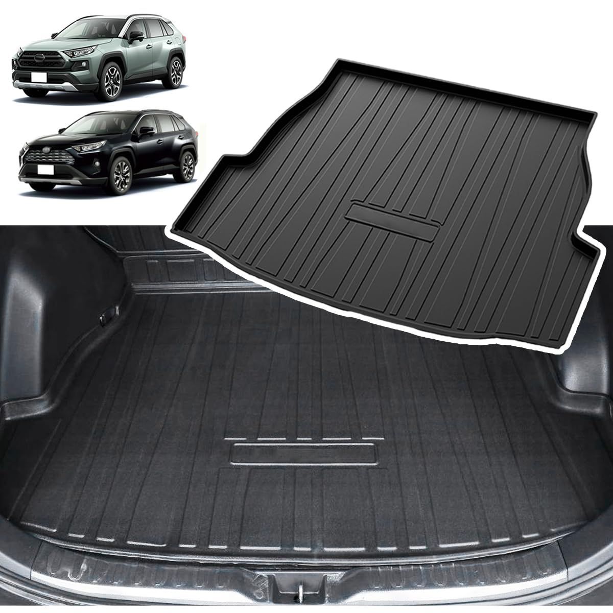 カーゴマット RAV4 トランクマット RAV4 3Dラゲージトレイ RAV4 TPE素材 ラゲッジマット ラゲッジマット RAV4 50系 50系 2019.4～ RAV4 50系 トランクマット ラゲッジマット 防水 耐汚れ カーゴマット RA