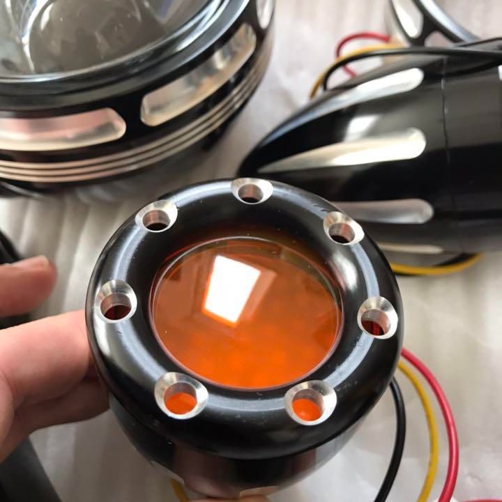 LEDフォグ ツーリング ステー ハウジング フルセット ハーレー FLHX 