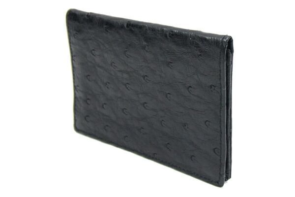 ダンヒル 名刺入れ ブラック オーストリッチ 中古 男性 - メルカリ