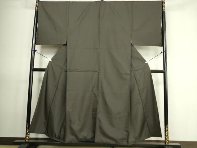 平和屋着物□極上 男性 本場大島紬 アンサンブル キングサイズ 長羽織  