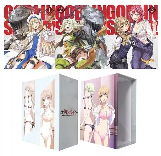 アニメBlu-ray Disc ゴブリンスレイヤー 初回生産 版 全3巻セット とらのあな全巻収納BOX付き
