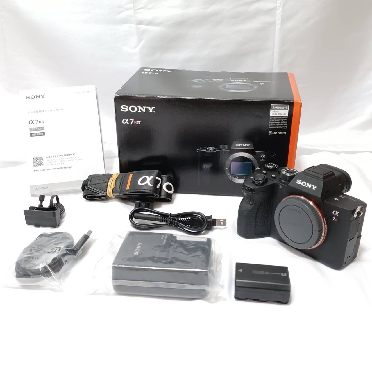 衝撃 シャッター数 385回 ◆ 使用感激少の特上品 ◆ SONY ソニー ブラック α7RM4 ボディ ILCE-7RM4 フルサイズミラーレス