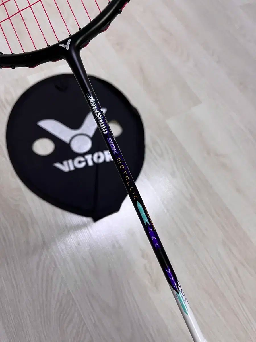 Victor バドミントンラケット オーラスピード90k メタリック 4u5
