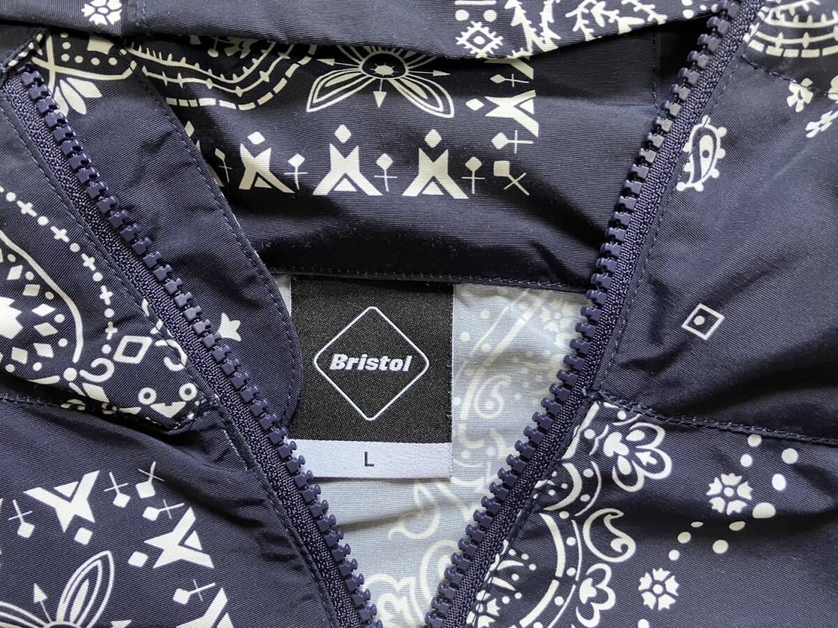 F.C.Real Bristol 21SS NYLON HOODED BLOUSON ☆NAVY ☆L☆ fcrb