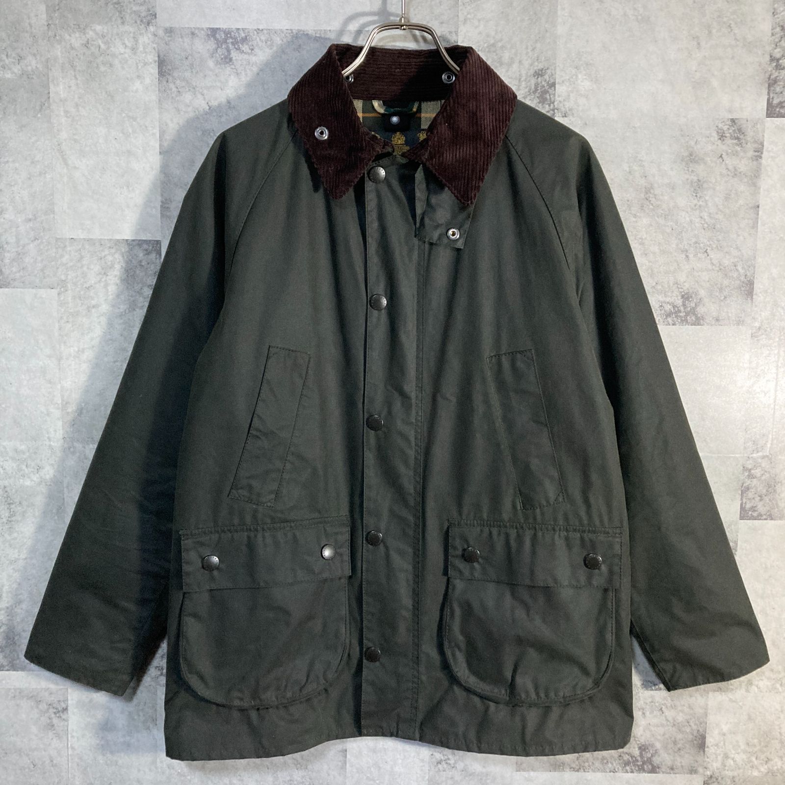 英国製 Barbour バブアー オイルドジャケット SL BEDALE セージ 38 - メルカリ