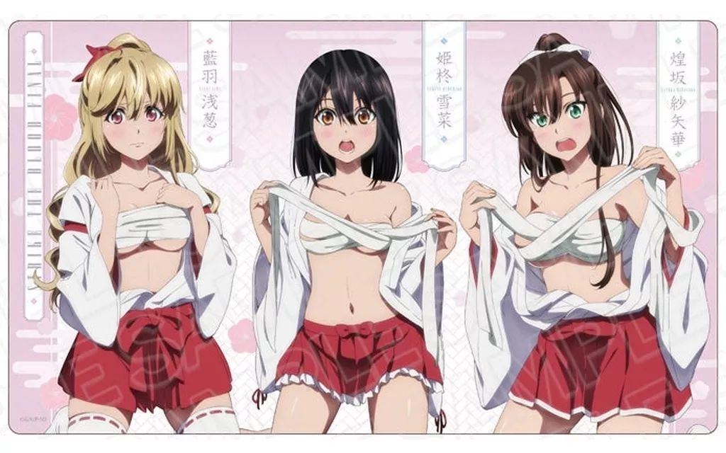 【未使用】GF（仮）総選挙2023 デスクマット 記念ビジュアル キャラ集合 総選挙2023TOP5ガールの記念イラストグッズが登場！ | 暇つぶし