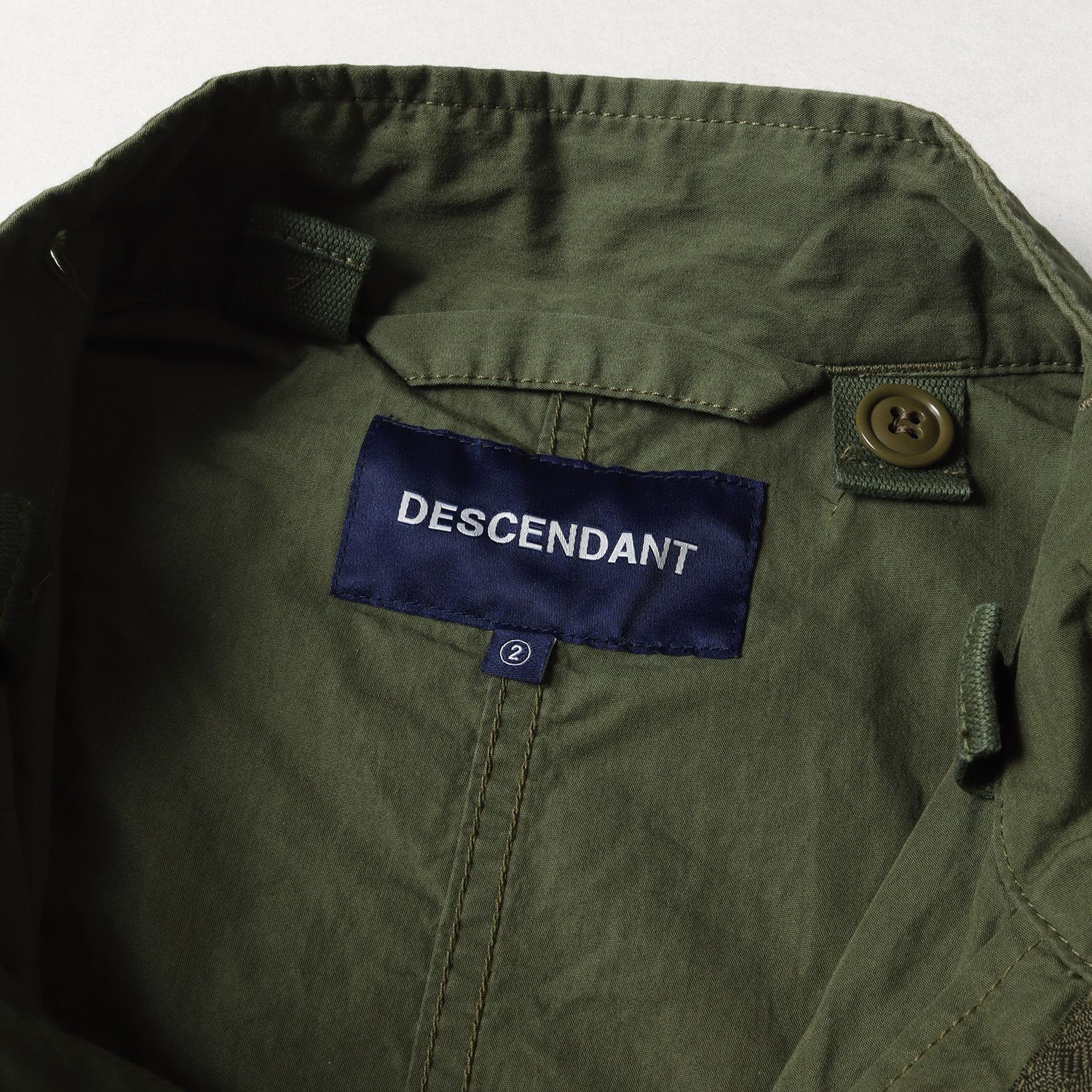 DESCENDANT モッズコート サイズ2 オリーブ 新品 DESCENDANT ディセンダント コート サイズ:2 20SS M-51タイプ